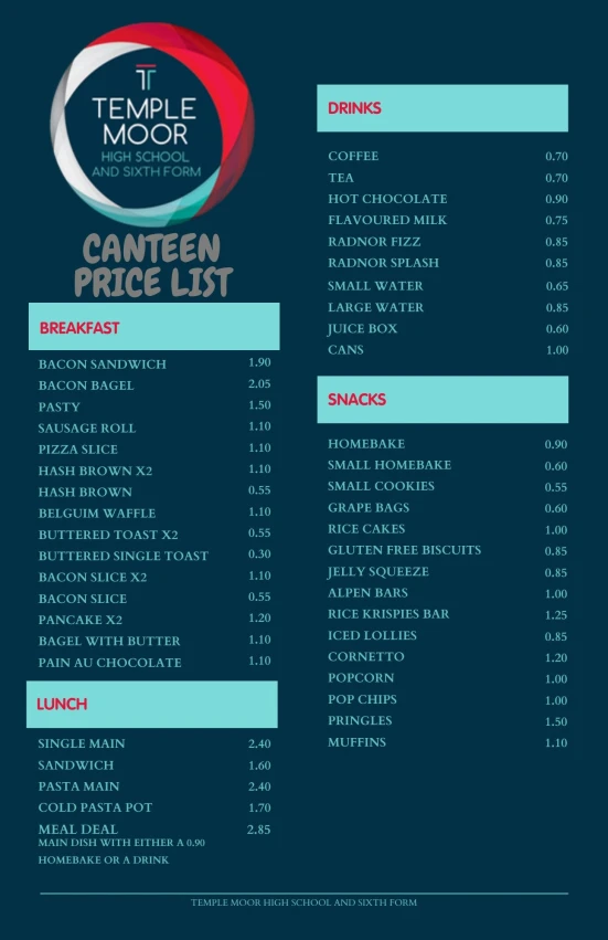 CATERING PRICE LIST (1)